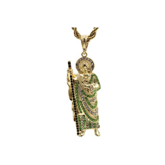 The Unbranded Brand Accessories St Jude Pendant Necklace 24k Gold Filled Poshmark